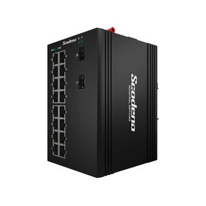 XPTN-9000-65-2GX16GT Switch Công nghiệp Scodeno 18 cổng 2*1000 Base-X, 16*10/100/1000 Base-T None PoE